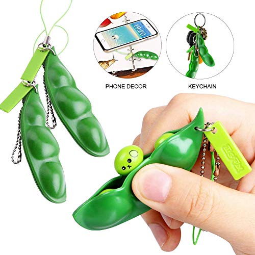 OKSANO Juguetes Sensoriales antiestres 12Pcs, Juguetes Autismo Fidget para niños y Adultos Fiddle Toys for ADHD, Pelota antiestres, Flippy Chain, Soybean Stress Toys, Twisting Toys Esperar