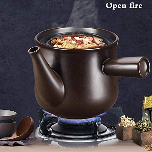 Olla de Barro para cocinar quemadores de cerámica de Utensilios de Cocina Utensilios de Cocina Antigua Tradicional Arcilla Frijol Pot Decocción de cerámica cazuela Medicina China decocción Pot Medic