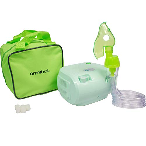 Omnibus BR-CN116B - Nuevo inhalador compresor Inhalador compacto para inhaladores bebe electrico (Limón)