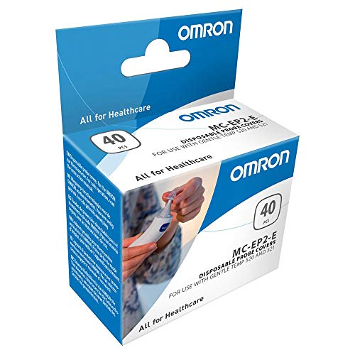 OMRON - Fundas protectoras para termómetros OMRON Gentle Temp 520 y 521, 40 piezas