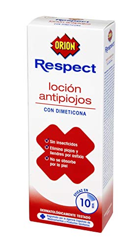 Orion Loción antipiojos con dimeticona. Sin insecticidas 100ml