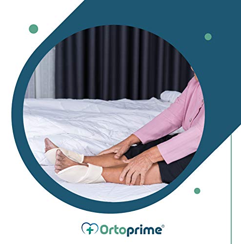 OrtoPrime Patuco Antiescaras Ortopédico - Cojín Antiescaras Pies Codos - Protector de Cama y Silla de Ruedas - Talonera Antiescaras Ortopédica colchón Antiescaras - Protector Talón PIE DERECHO