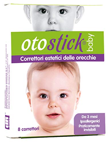 Otostick | Corrector de orejas con colgajo | Contiene 8 correctores | A partir de 3 años