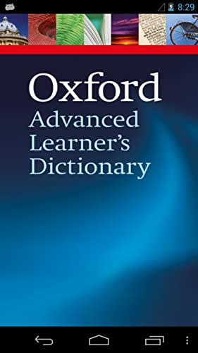 Oxford Advanced Learner’s Dictionary, 8th edition