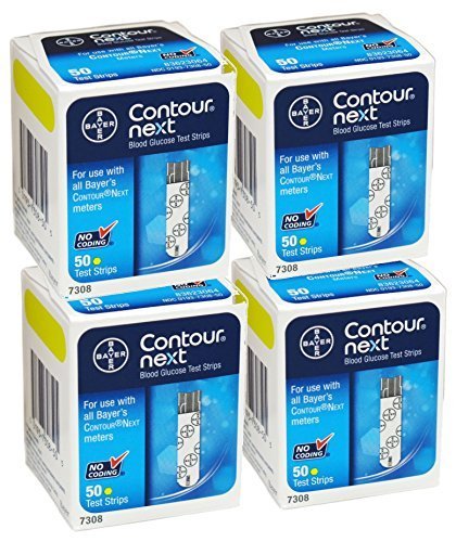 PACK OF 4 - BAYER CONTOUR NEXT TEST STRIP 50EA by Contour-Next