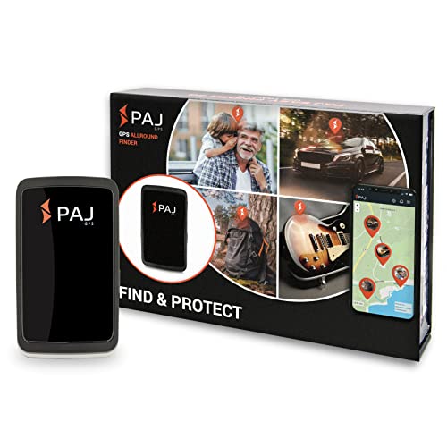 PAJ GPS Allround Finder 2020 -Localizador GPS para Coche, Moto, Personas Mayores, niños y más-Rastreador GPS en Tiempo Real-GPS antirrobo Coche-Marca Alemana- Incluye botón SOS para emergencias