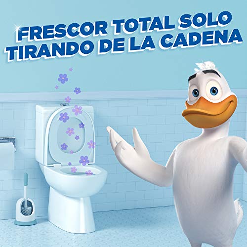 PATO Active Clean - Colgador Wc, Frescor Intenso, Perfuma, Limpia y Desinfecta, Aroma, Marine, Estandar, 38.6 Gramos