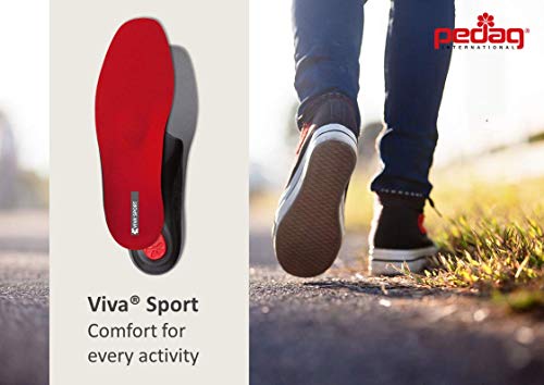 Pedag Viva Sport - Plantillas para el deporte unisex, Red, 0