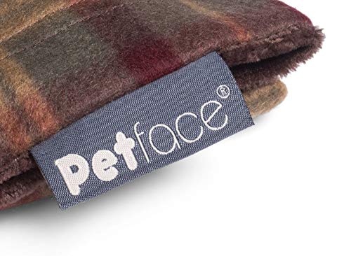 Petface Manta para Perro con diseño de Cuadros en Estilo rústico.