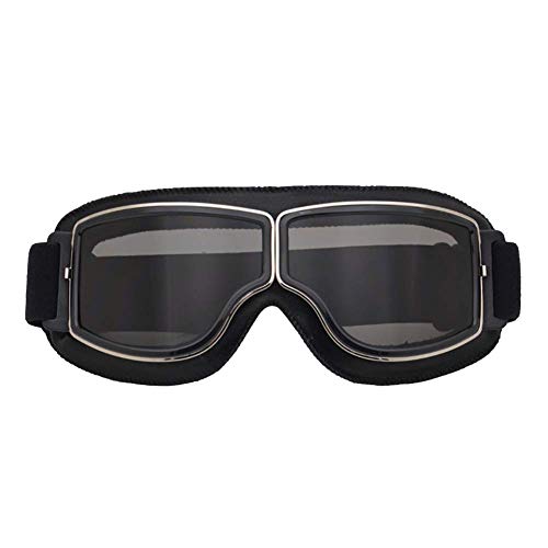 Phnirva Retro Sports Gafas de Sol Casco Steampunk Gafas para Exterior Motocross Cruiser Scooter - 2