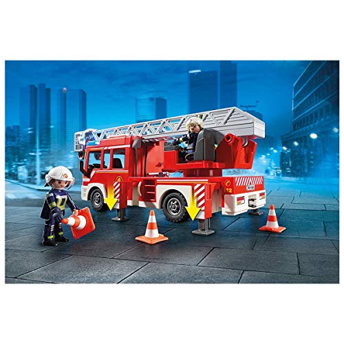 PLAYMOBIL City Action Camión de Bomberos con Escalera, A partir de 4 años (9463)