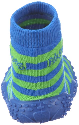 Playshoes Zapatillas de Playa con protección UV Raya, Zapatos de Agua Unisex Niños, Verde (Blau/Gruen 791), 26/27 EU