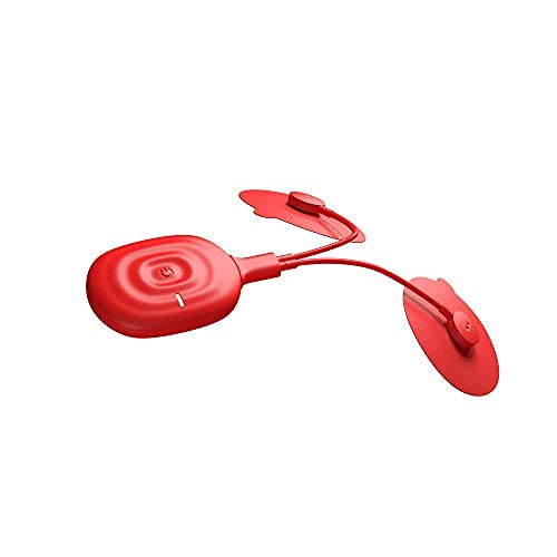 PowerDot 2.0 - Estimulador muscular eléctrico inteligente - TENS - DUO Red - Estimulador muscular eléctrico inalámbrico controlado por aplicación - Recuperación, fuerza, alivio del dolor