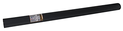 Pro Mantel – Ref R581521I – Mantel desechable en Rollo de 15 m de Largo x 1,20 m de Ancho – Color Negro – No Tejido Airlaid, Material Efecto Textil con una caída Cerca del Tejido.