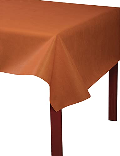 Pro Nappe Mantel – Ref R782043I – Mantel desechable de no Tejido spunbond – Rollo de 20 m de Largo x 1,20 m de Ancho – Color Naranja – Material Resistente al desgarro, Impermeable y Lavable