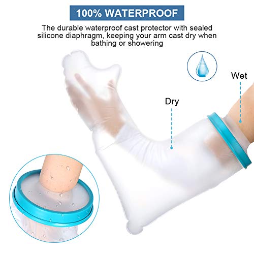 Protector de Escayola Impermeable Brazo, Protector de Ducha Brazo, Funda Protectora para Ducha Brazo Adulto