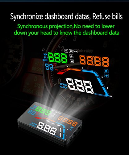 Q700 HUD Head Up 5.5Inch Display For Universal Car Connection OBD