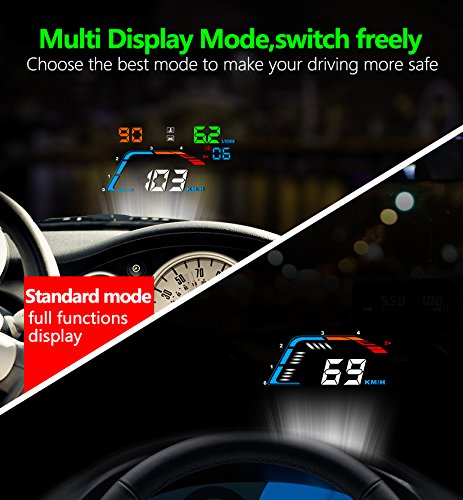 Q700 HUD Head Up 5.5Inch Display For Universal Car Connection OBD