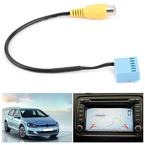 Qiilu - Cable Adaptador de cámara de visión Trasera para Vi Jetta 5 6 MK5 MK6, B6 Touran Tiguan