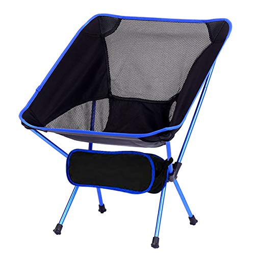 Queta Silla Camping Plegable de Aleación de Aluminio con Bolsa de Transporte Silla Excursión Ultraligera compacta para Barbacoa al Aire Libre Senderismo Picnic Pesca Playa (Tipo 1)