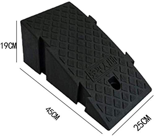 Rampa de Seguridad Rampas ascendentes de plástico ， Rampas de umbral de Movilidad para sillas de Ruedas Rampas de Puerta Plataforma Inclinada para la Zona de desaceleración de la Calle ， Neg