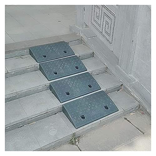 rampas Rampas negras antideslizantes, rampas de plástico ligero Rampas Escaleras familiares Rampas de umbral, Ruedas para sillas de ruedas discapacitadas Acceso accesible para antaño 5 / 7 CM Tamaño o