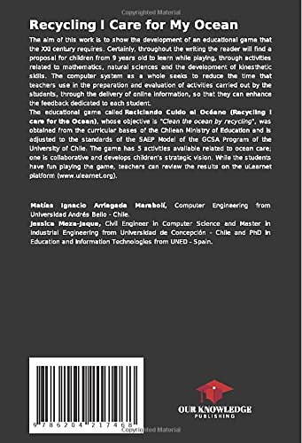 Recycling I Care for My Ocean: Educational game to develop kinesthetic, math and science skills, always taking care of the environment