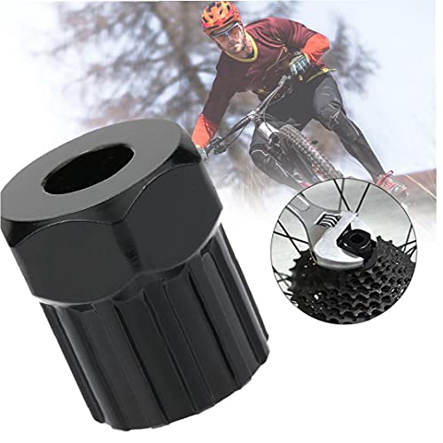 Reemplazo De Bicicleta Freewheel Casettes Removedor De Acero Al Carbono Rueda Libre Rueda De Reparación Sólido Freewheel Spinner Negro Ciclismo Neumático Kits