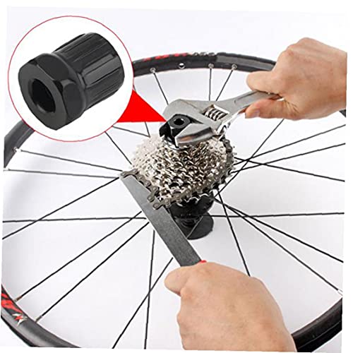 Reemplazo De Bicicleta Freewheel Casettes Removedor De Acero Al Carbono Rueda Libre Rueda De Reparación Sólido Freewheel Spinner Negro Ciclismo Neumático Kits