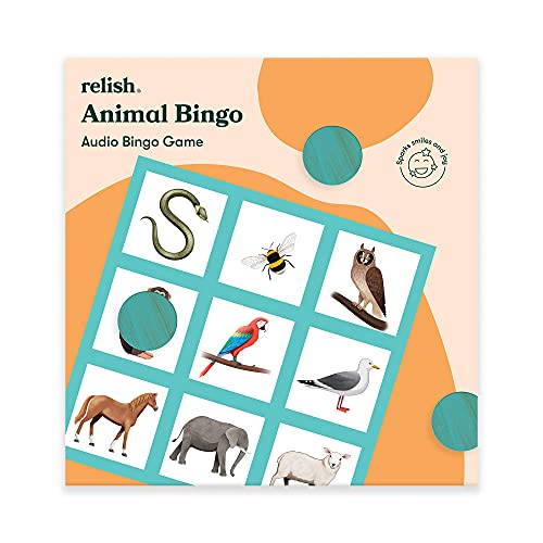 Relish Animal Bingo Game - Actividades de Alzheimer y demencia, juegos y productos para ancianos/personas mayores