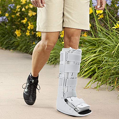 RILLATEK Boot de Air Walker, Férula Plantar, Firme Brace Walker para la recuperación de la Fractura, la protección y la curación después de Las Lesiones en el pie o del Tobillo (M) (Color : L)