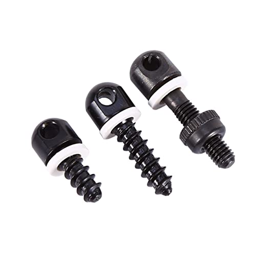 RimFly Pack 3PC Tornillos Giratorios QD para Airsoft Sling Swivels Pernos para Eslinga de Montaje de Rifle y Armas con Separación Rapida y Rail Picatinny Weaver de Deportes