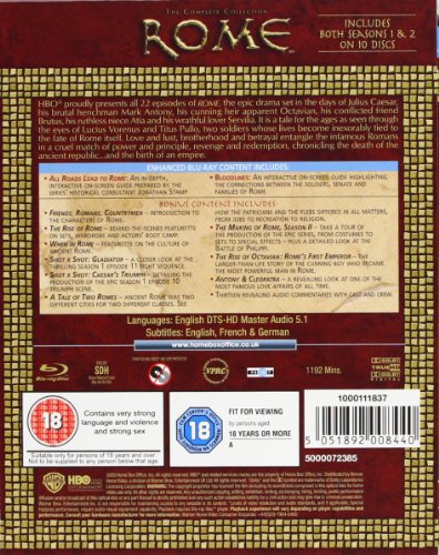 Rome - Complete Box Set [Edizione: Regno Unito] [Reino Unido] [Blu-ray]