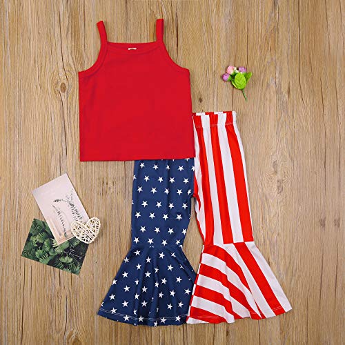 Ropa para bebé de 4 de julio para ropa de cabestrillo con diseño de bandera americana para el día de la independencia de los Estados Unidos