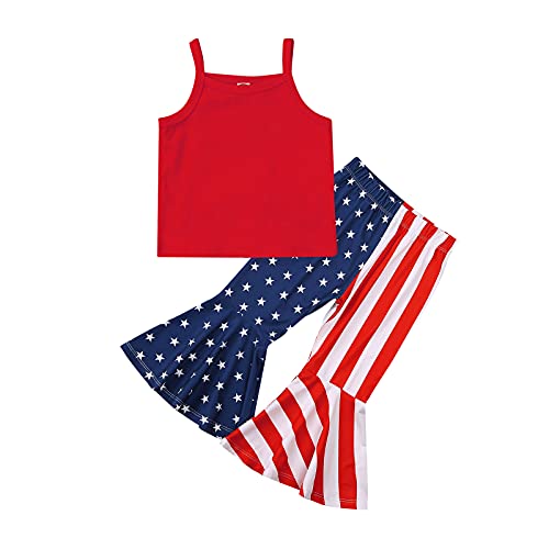 Ropa para bebé de 4 de julio para ropa de cabestrillo con diseño de bandera americana para el día de la independencia de los Estados Unidos