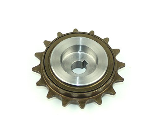 Rueda de cadena de bici bicicleta habló la rueda trasera 32t piñón para nuestra izquierda drive motor kit 16t rueda libre con adaptador para motor my1016z (16T motor freewheel)