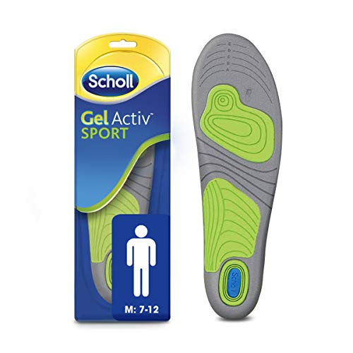 Scholl Active Plantillas de gel, para hombre