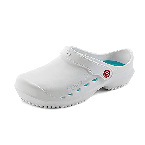 Schu'zz - Protec - Zuecos médicos para Mujer - Zapatos de Hospital - Ligeros, cómodos, Transpirables, Antideslizantes, Suela extraíble