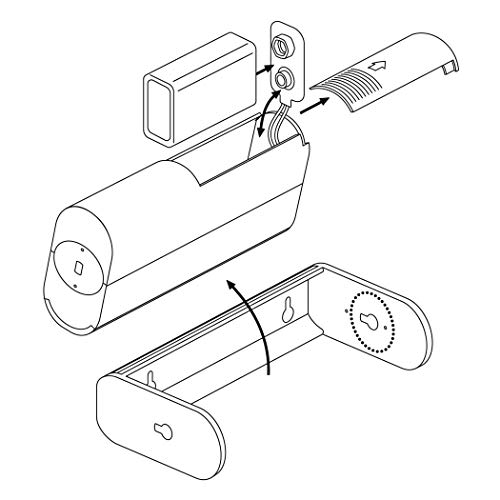 SEBSON Sensor Movimiento con alarma y con sonido para tiendas, Alarma timbre, Alimentado por Batería, Alarma de Seguridad