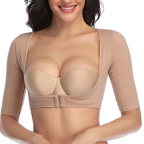 SHAPERIN Mujeres Adelgazamiento Faja Reductora de Brazos Post Levantamiento de Brazos Mangas de compresión Corporal Corrector de Postura Chaleco Shapewear