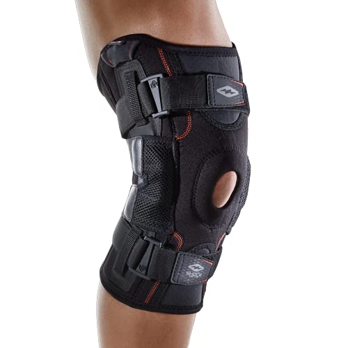 Shock Doctor Ultra Soporte para Rodilla con Bisagras Bilaterales, Hombre, Negro,  36.8 - 40.6cm