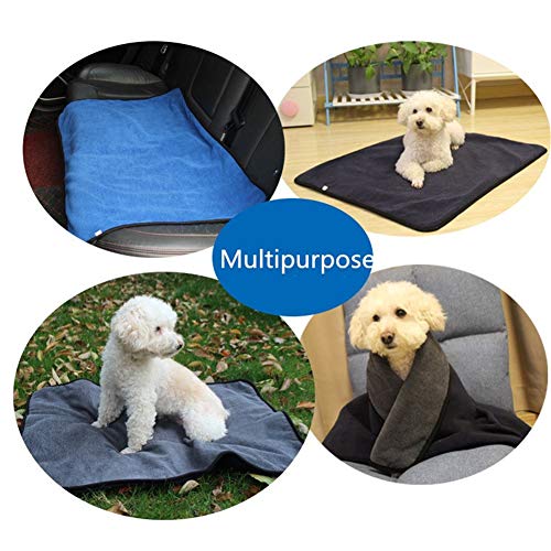 Shulishishop Empapadores Perros Colchon Perro Impermeable Impermeable Perro Pet Almohadillas de Entrenamiento Cachorro de formación Pad Almohadillas para Perros Blue,80