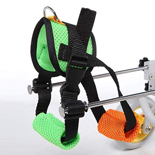 Silla de ruedas con patas traseras para perros discapacitados, asistencia para patas traseras para perros discapacitados, vehículo de asistencia para caminar con patas traseras para perros, ayuda aju