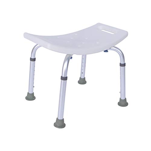 Silla plegable para acampar Asiento auxiliar sin respaldo de altura ajustable antideslizante Inodoro Cubierta discapacitados adulto del hogar de ancianos embarazada banco de ducha Mujeres Niños Baño