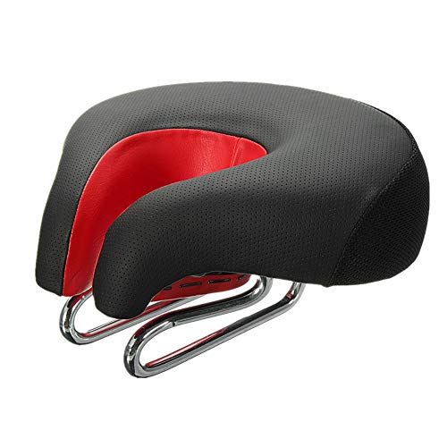 Sillin Antiprostatico MTB Sillin Bicicleta Sillín de la Bicicleta Ciclismo Accesorios Asiento de Bicicleta Montaña Bici Asiento MTB Asiento Red,Free Size