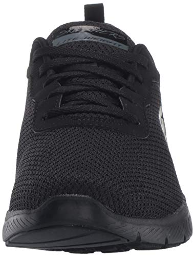 Skechers Flex Appeal 3.0-First Insight, Zapatillas Mujer, Negro (BBK Black Mesh/Trim), 40 EU