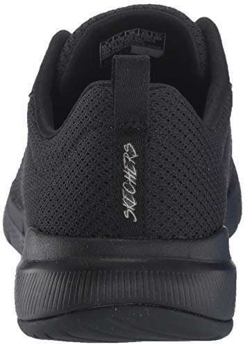 Skechers Flex Appeal 3.0-First Insight, Zapatillas Mujer, Negro (BBK Black Mesh/Trim), 40 EU