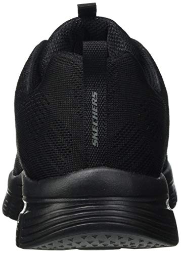 Skechers Graceful-Get Connected, Zapatillas Mujer, Negro (BBK Black Mesh), 39 EU