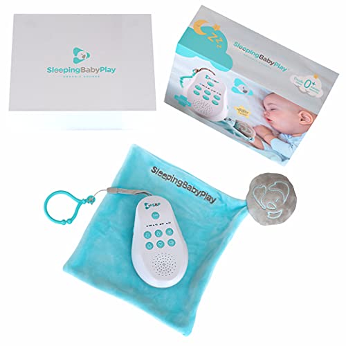 Sleeping Baby Play: Máquina de Ruido Blanco con Melodías Orgánicas para Bebés + DouDou Play. La Única Testada en Hospitales