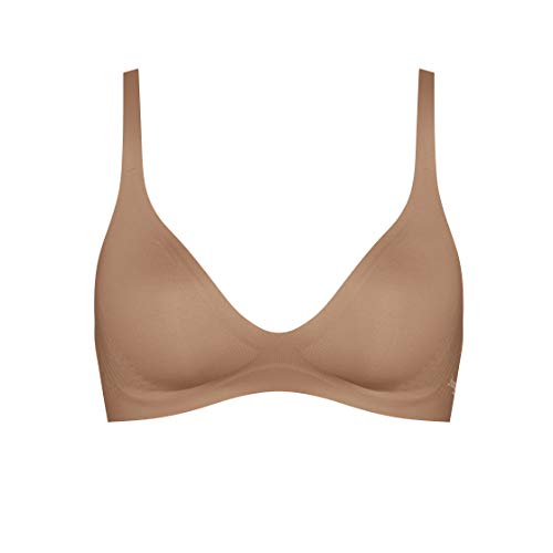 sloggi Body Adapt T-Shirt Bra Sujetador para camiseta, NOSTALGIC BROWN, XS para Mujer